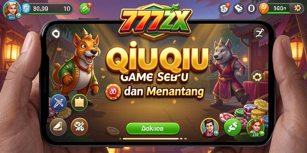 Tampilan gameplay seru dari 777ZX QiuQiu.