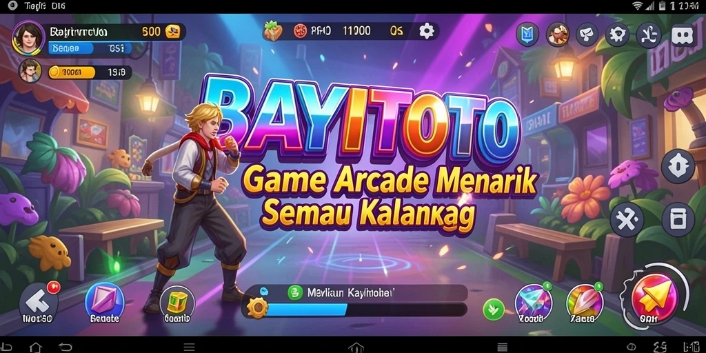 Screenshot gameplay BAYITOTO menunjukkan keseruan permainan Arcade yang mengasyikkan.