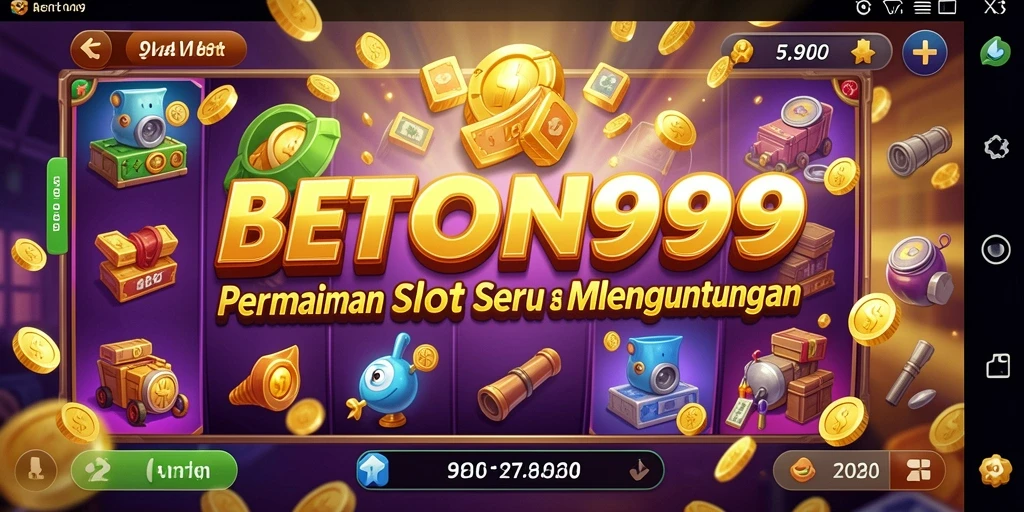 Screenshot utama BETON999 menampilkan momen seru dalam permainan Slot.