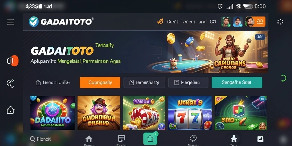 Tampilan antarmuka GADAITOTO yang intuitif dan informatif.