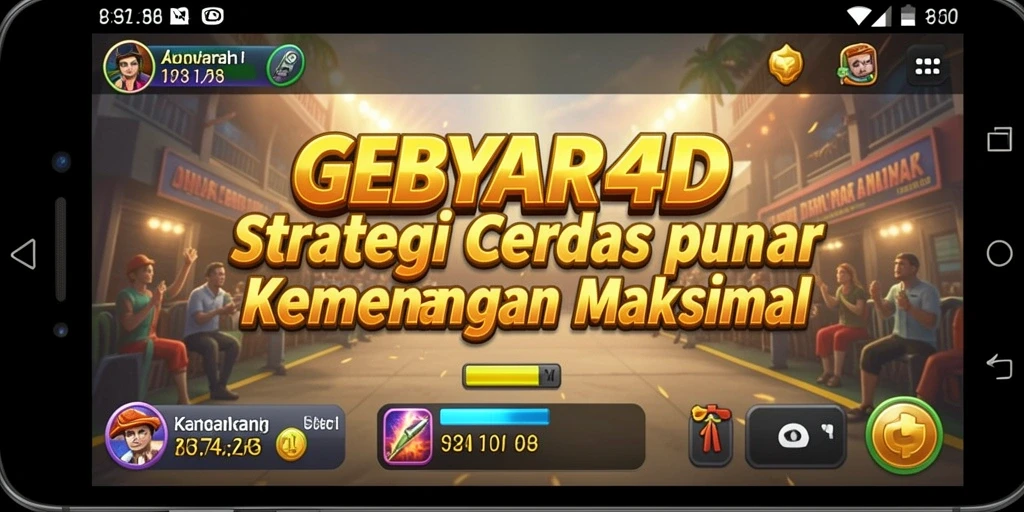 Tampilan gameplay menarik dari GEBYAR4D yang menonjolkan strategi cerdas.
