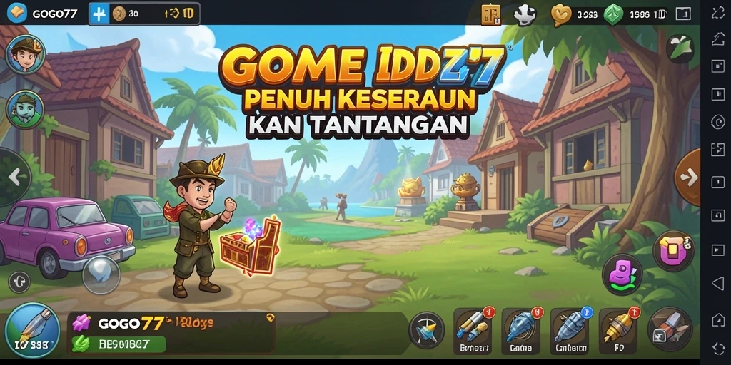 Tampilan gameplay GOGO77 yang seru dan menantang.
