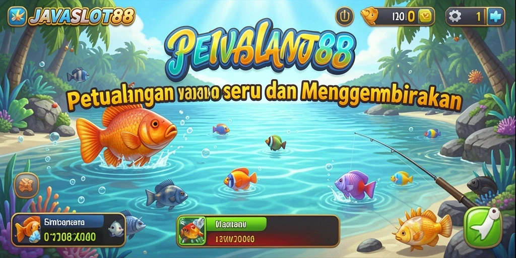 Tangkapan ikan yang spektakuler dalam gameplay JAVASLOT88.
