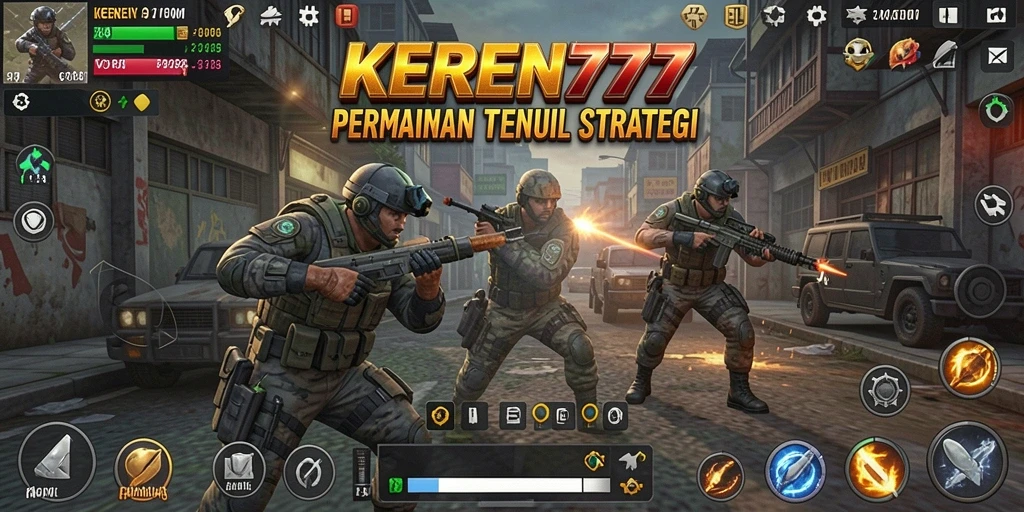 Tampilan screenshot KEREN777 menunjukkan gameplay intens dan menegangkan.
