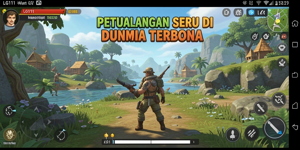Gameplay LG111 yang menarik di dunia terbuka.