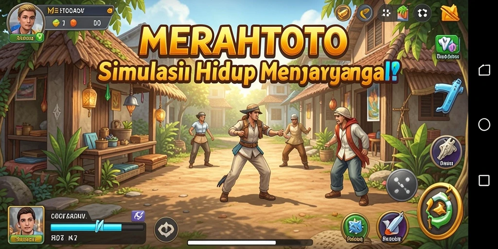 Gameplay menarik dalam simulasi kehidupan MERAHTOTO.