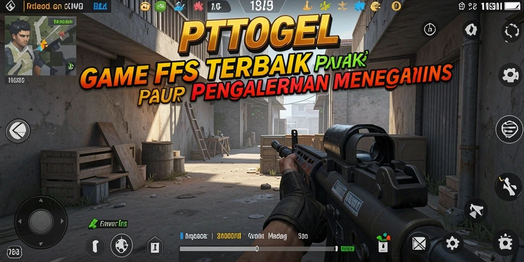 Screenshot gameplay PTTOGEL menampilkan aksi tembak-menembak seru.