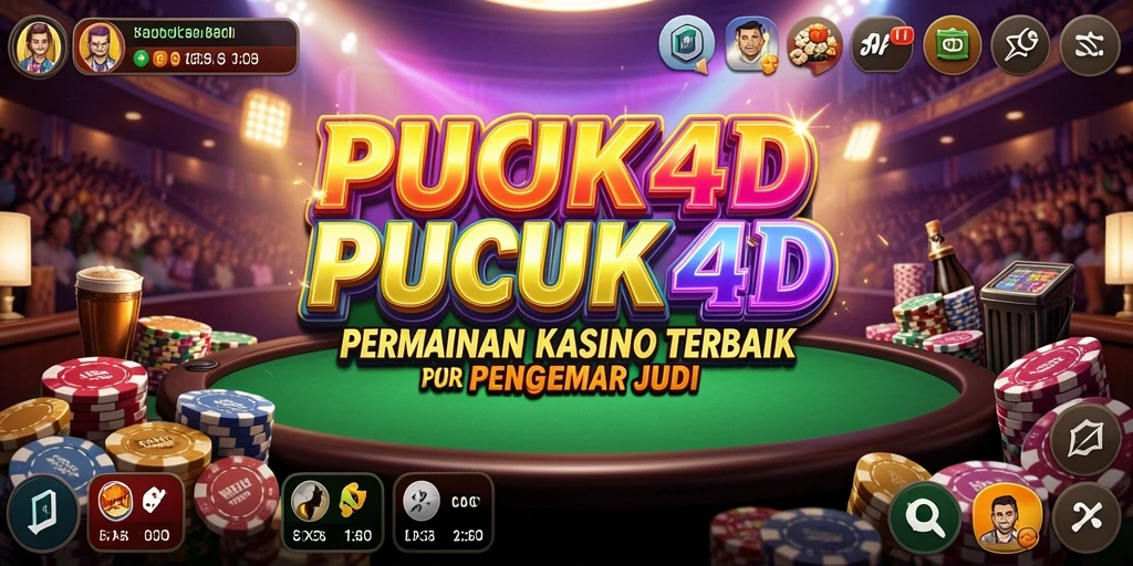 Tampilan menarik game Kasino di PUCUK4D yang mendebarkan.