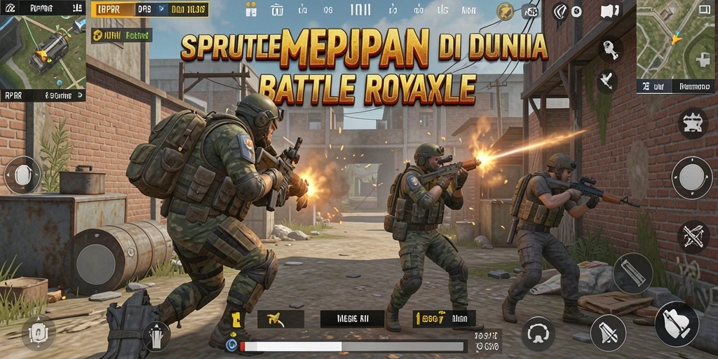 Screenshot menunjukkan intensitas pertempuran dalam RPRR.